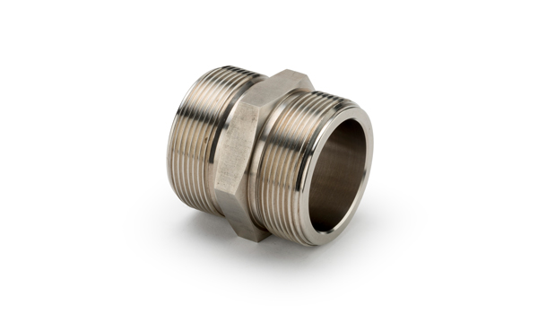 STAINLESS STEEL DOUBLE MALE ADAPTORS