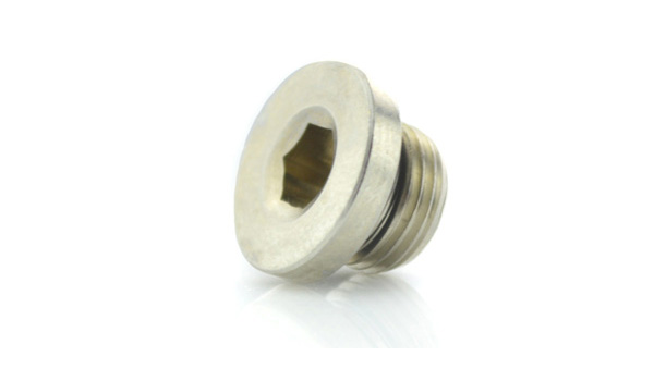 408's - BRASS MALE O-RING BLANKING PLUG