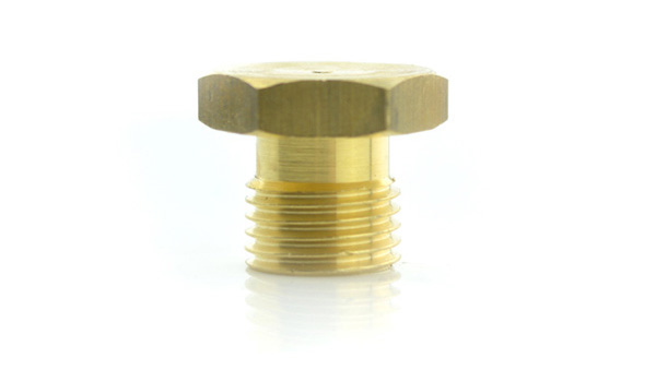 407's - BRASS MALE HOLLOW BLANKING PLUG